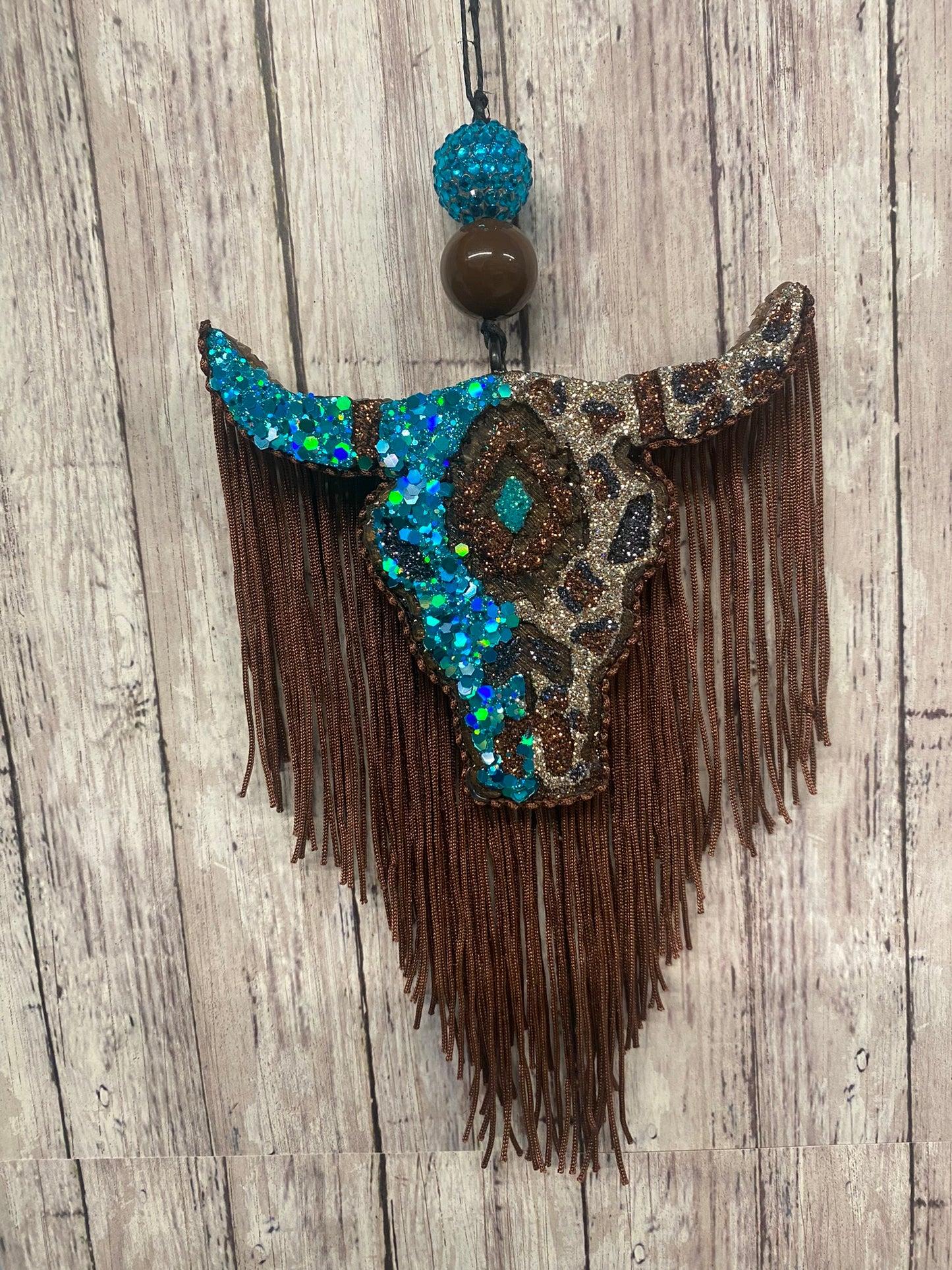 Aztec Bull Skull- Medium Size