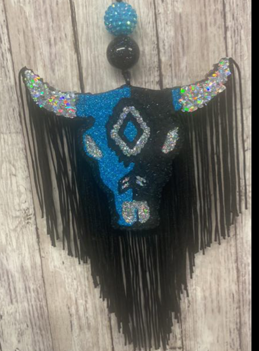 Aztec Bull Skull- Medium Size