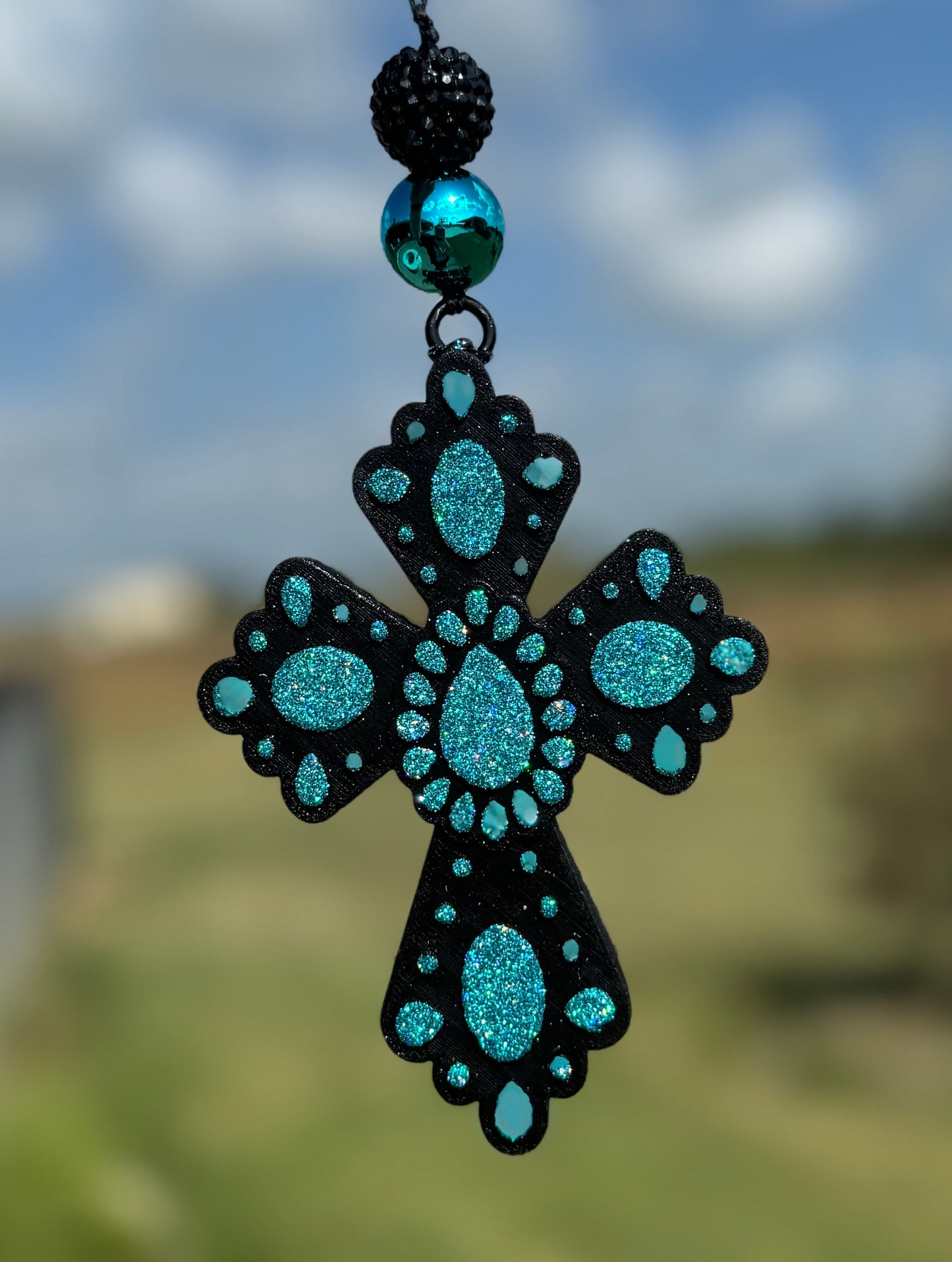 Squash Blossom Cross