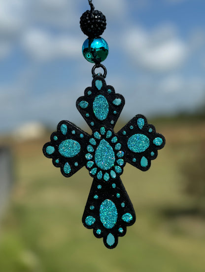Squash Blossom Cross