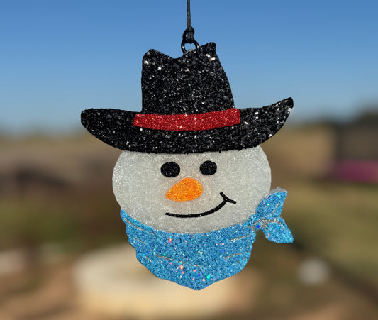 Cowboy Snowman