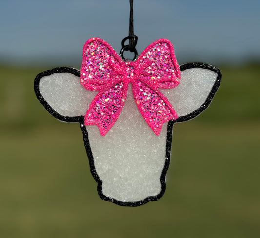 Calf (cow) head with Bow