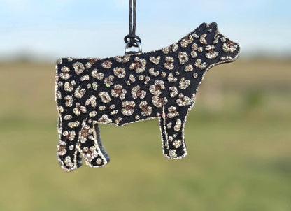 Show Steer with Leopard print