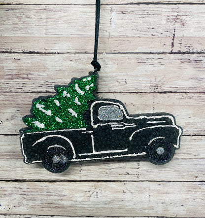 Truck with Christmas Tree
