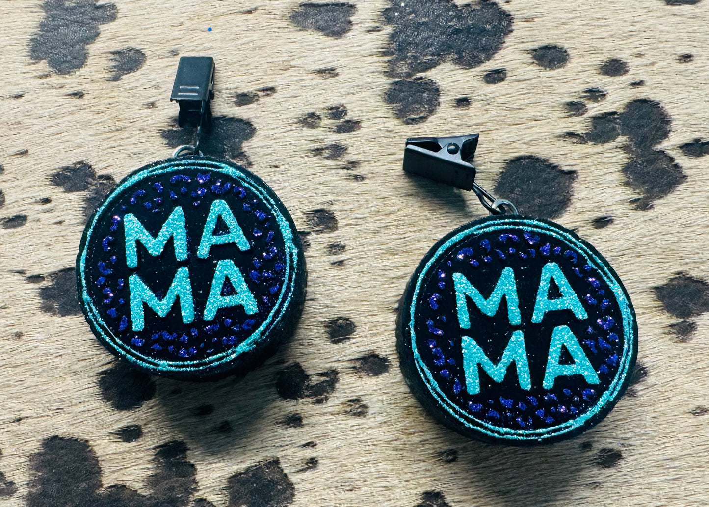 Mama Leopard Vent Clips-2 clips
