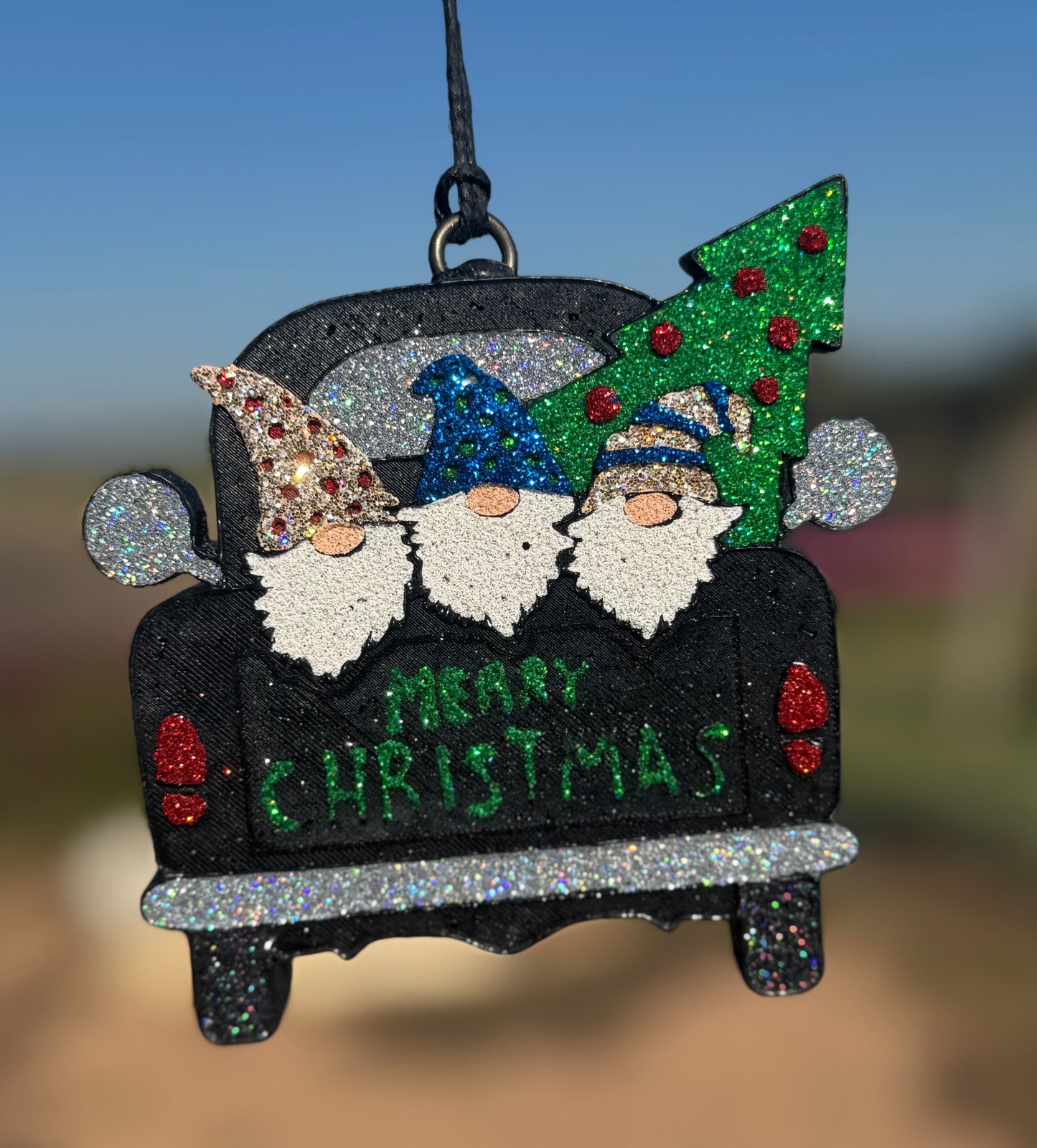 Christmas Truck with Gnomes