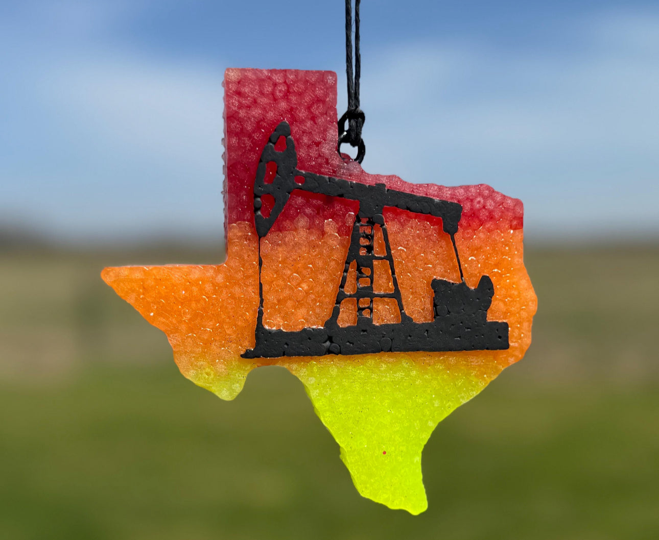 Texas with Oil Rig