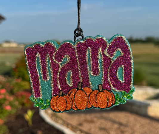 Mama with Pumpkins