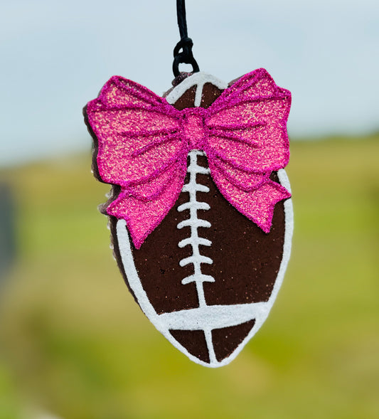 Football with bow