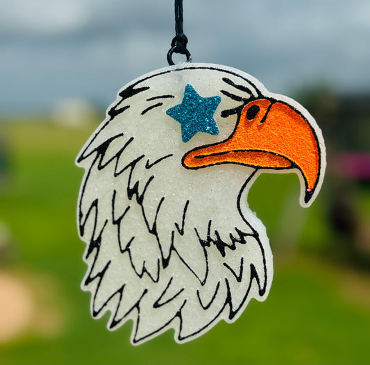 RTS- Eagle with Star Eye- Black Frost