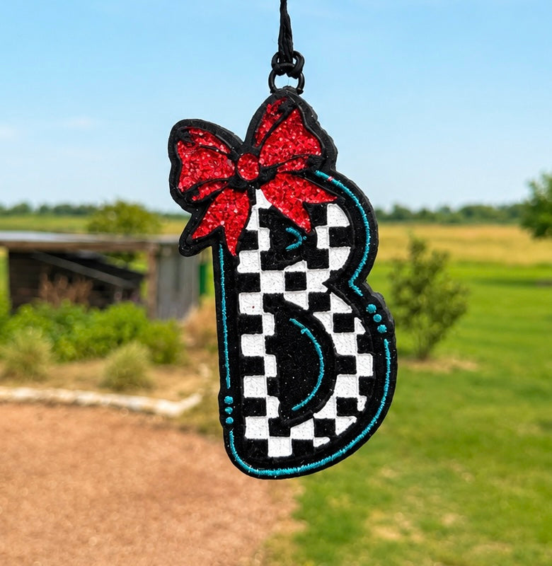 Checkered Letter B