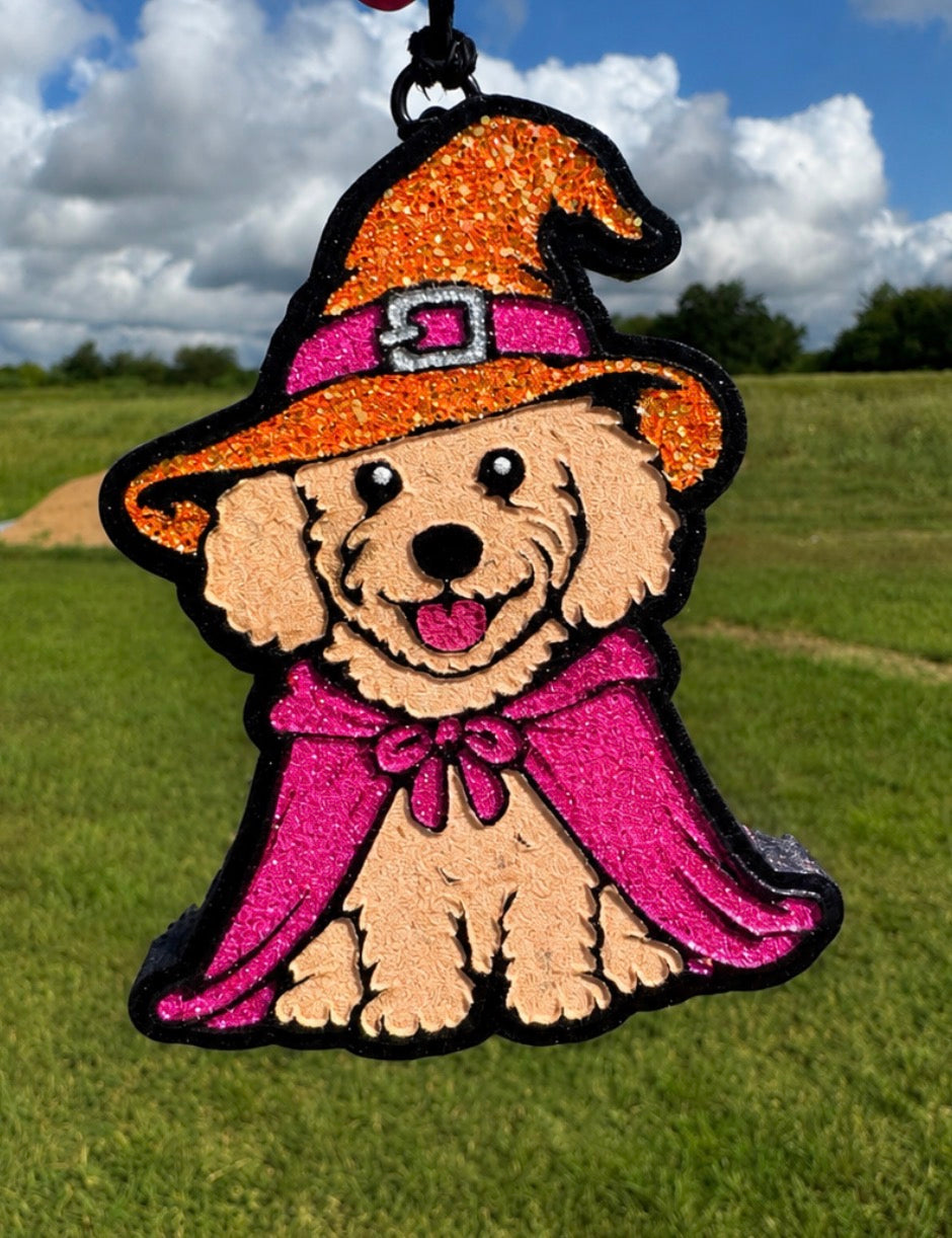Halloween Witch Dog