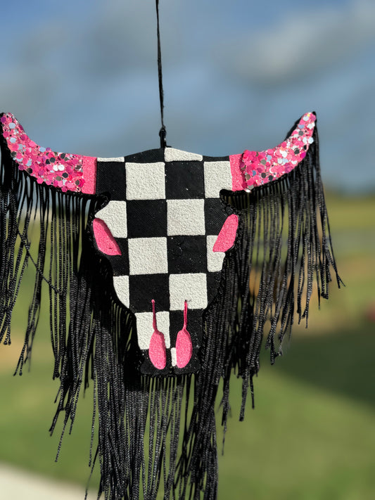 Checkered Aztec Bull (large)