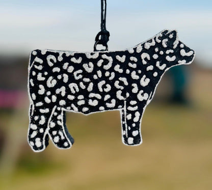 Show Steer with Leopard print