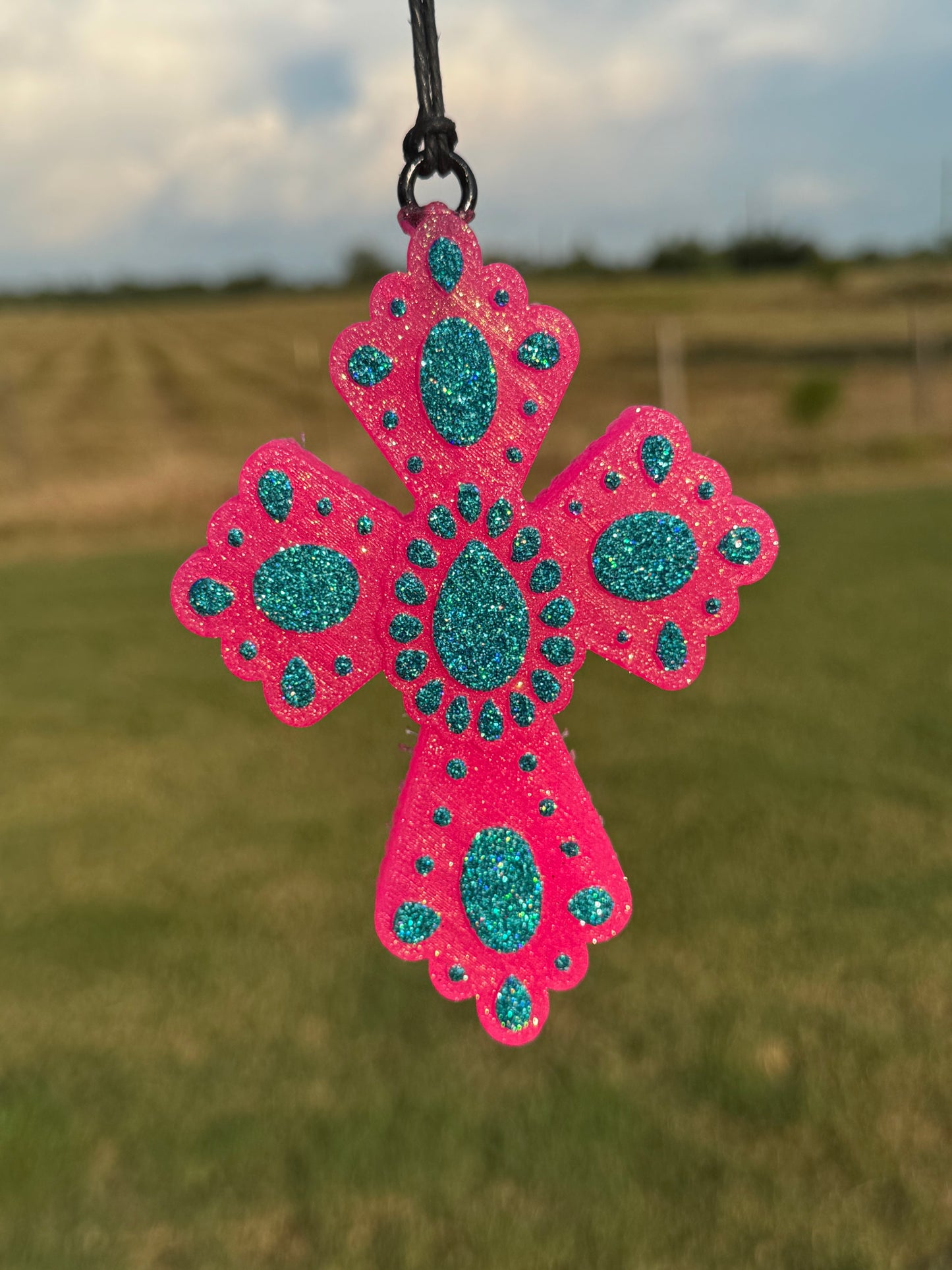 Squash Blossom Cross