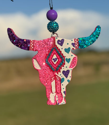 Valentine's Theme Aztec Bull