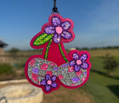 Disco Ball Cherries with Flowers