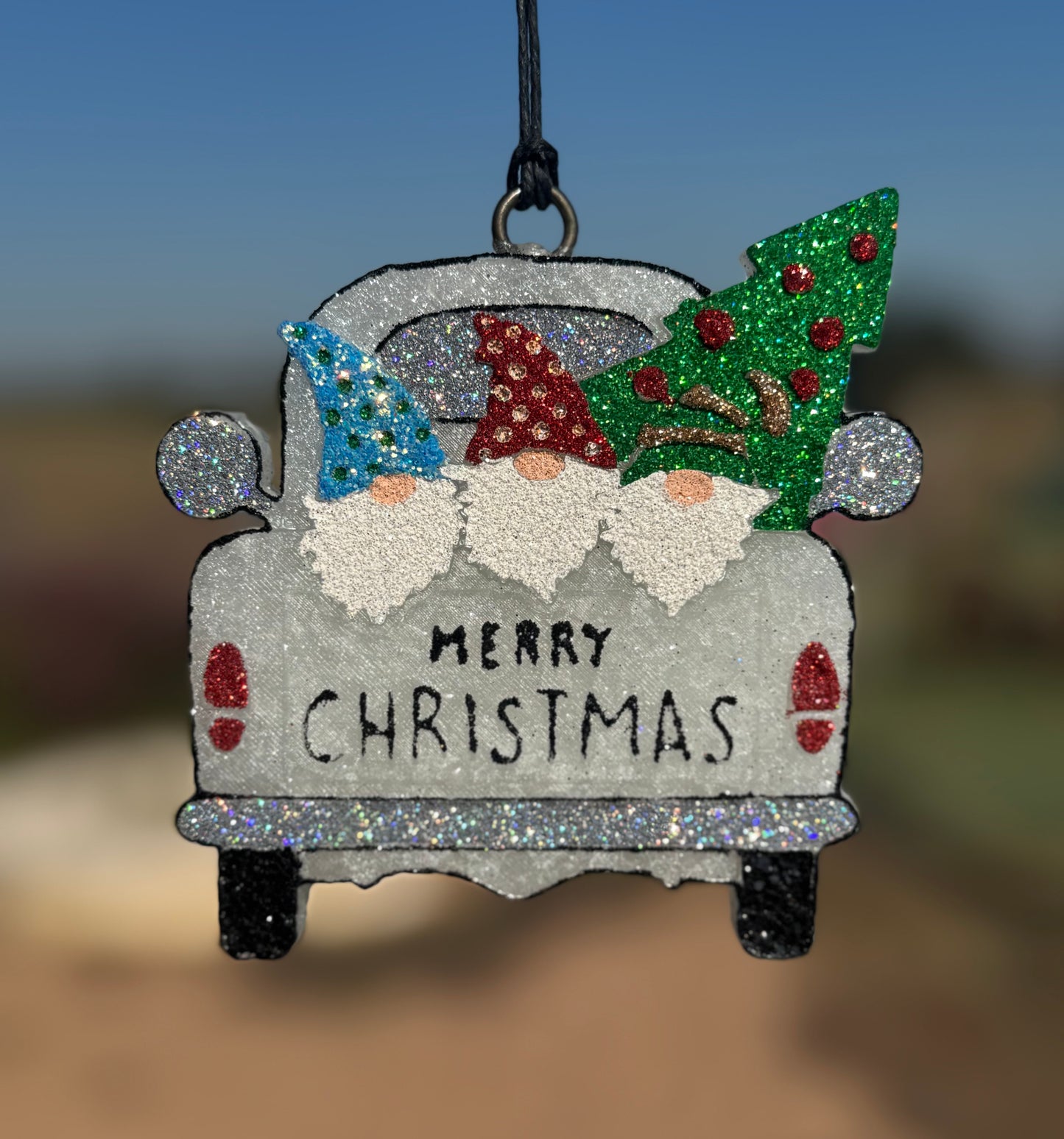 Christmas Truck with Gnomes