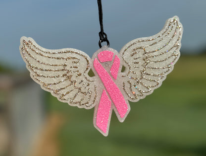 Awareness Ribbon with Wings