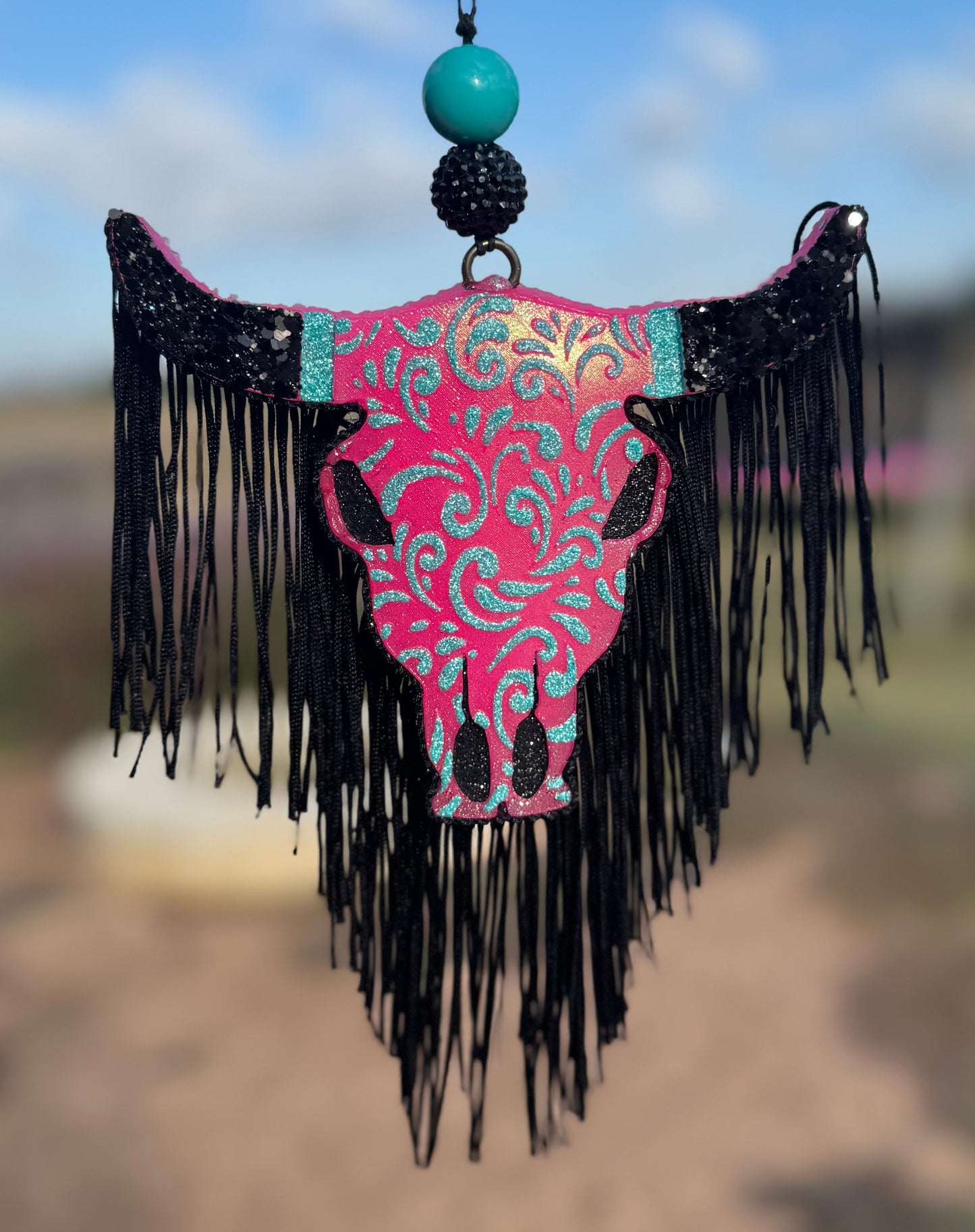 Aztec Bull (Large)  with Tooled Design