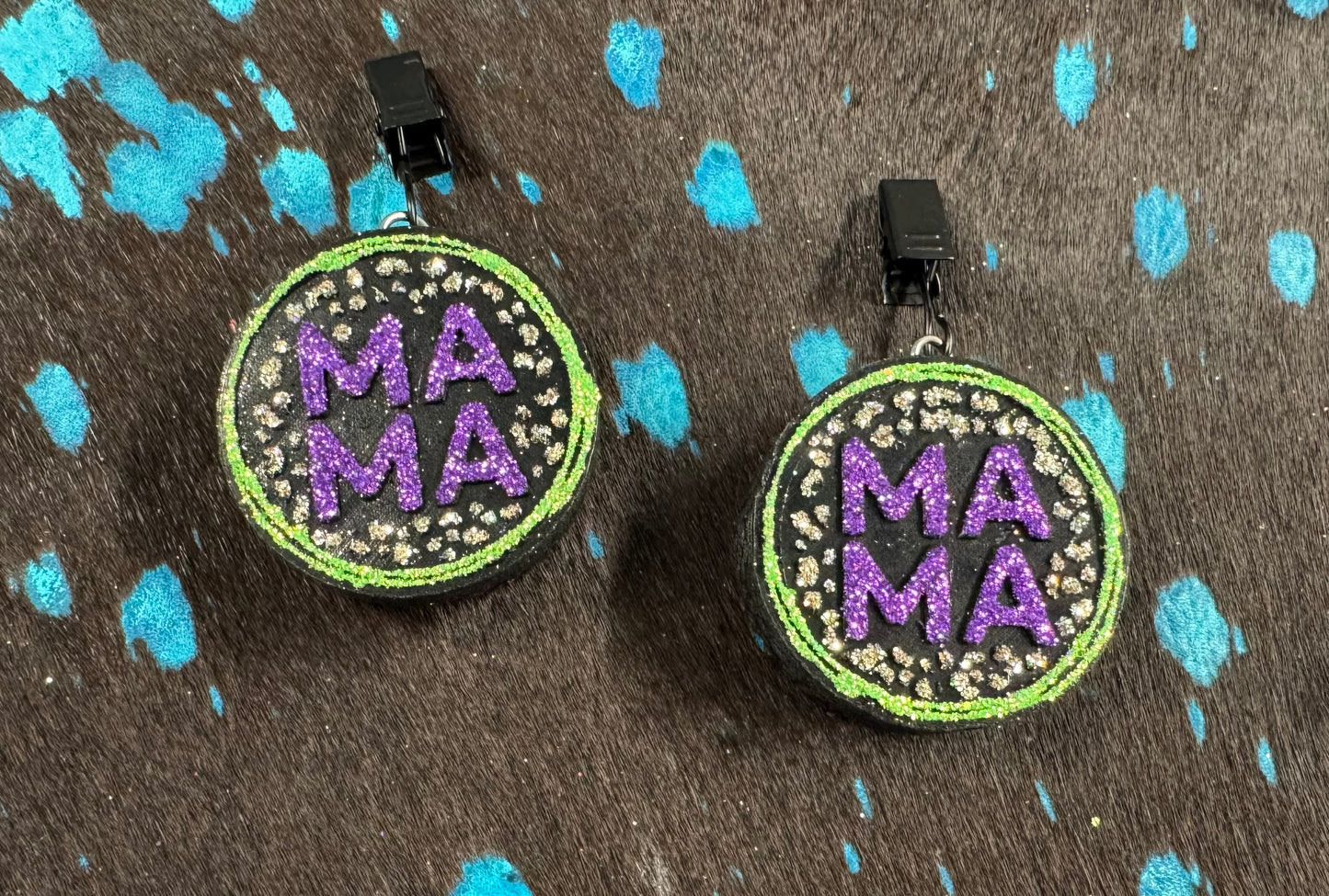 Mama Leopard Vent Clips-2 clips