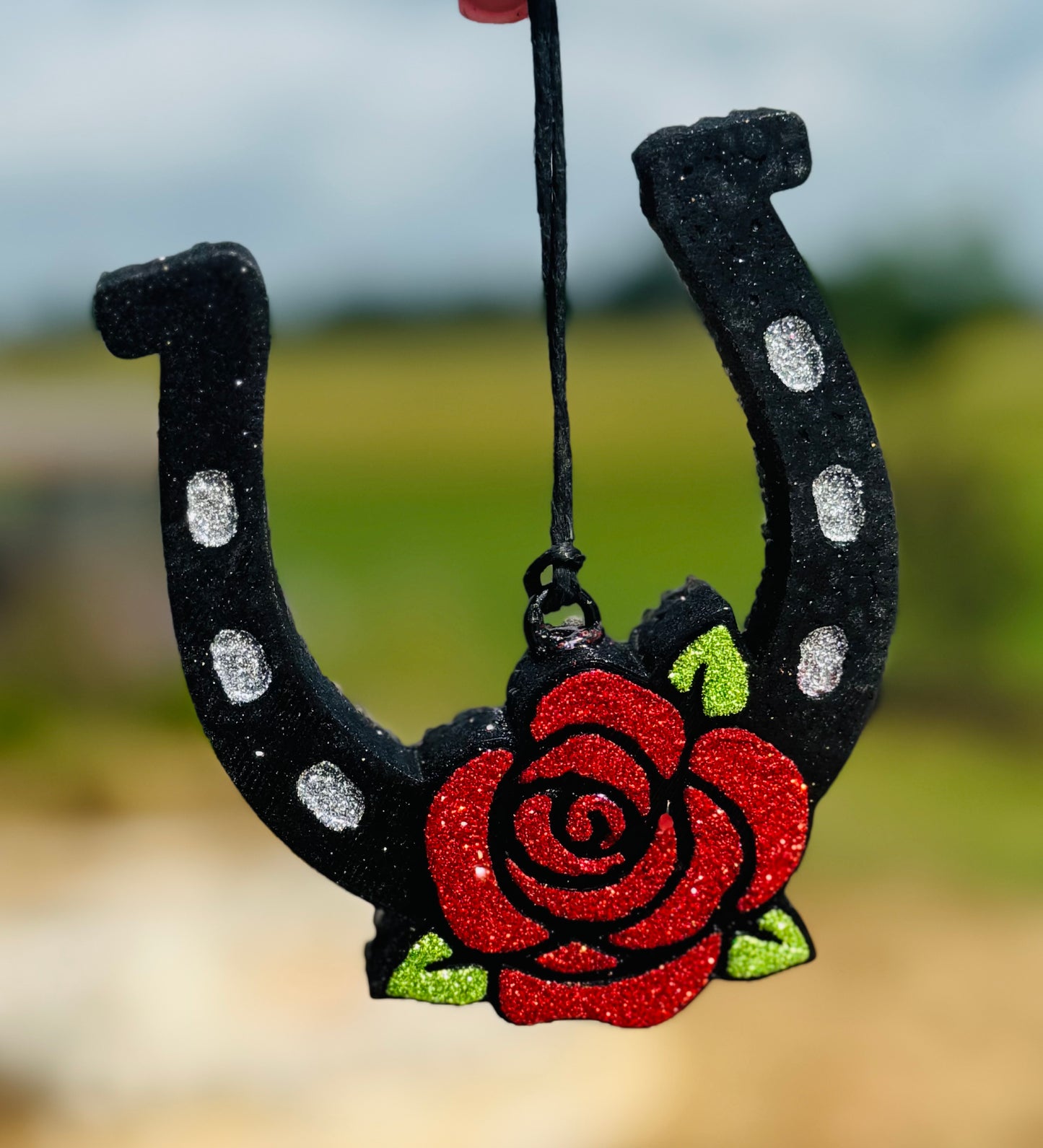 Horseshoe with Rose