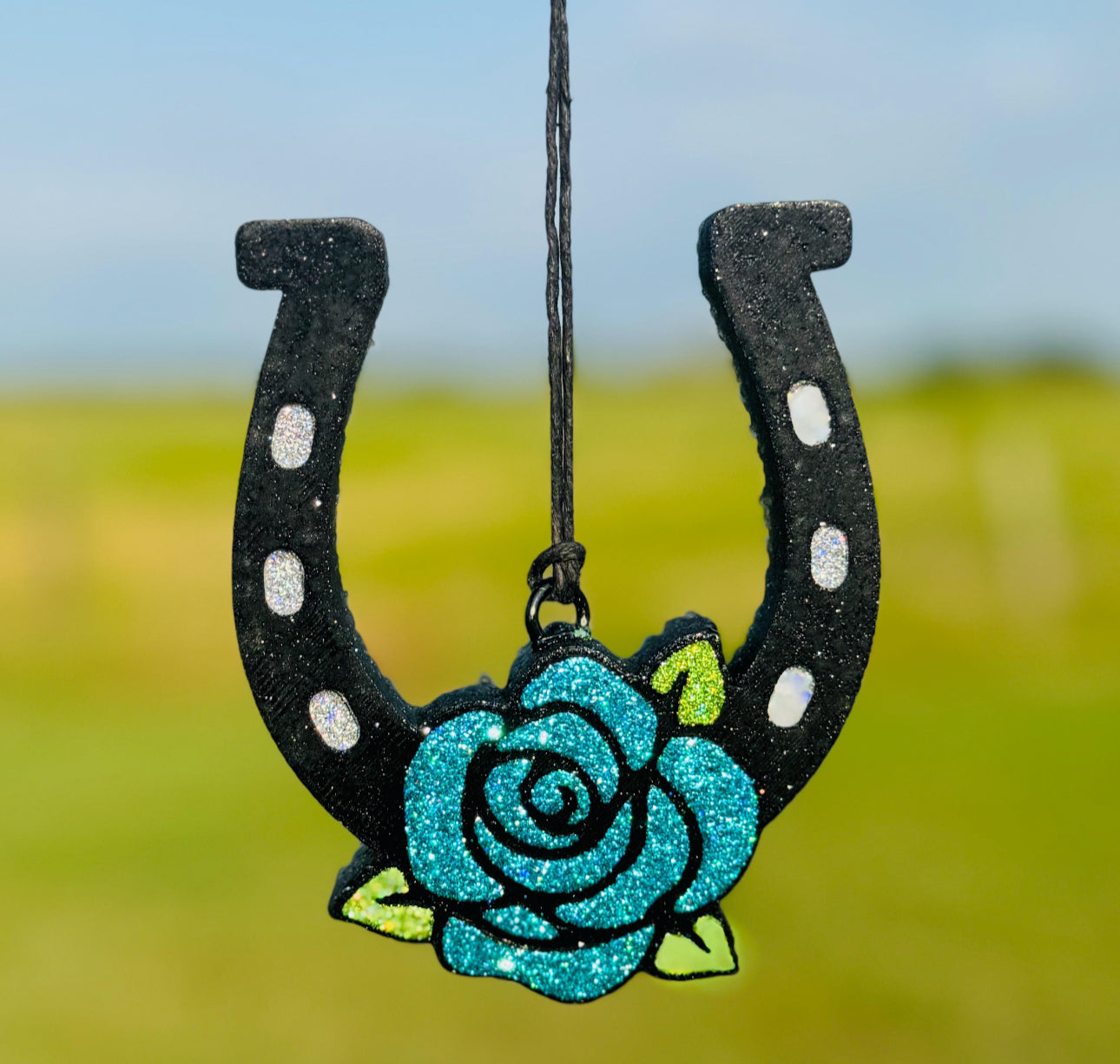 Horseshoe with Rose