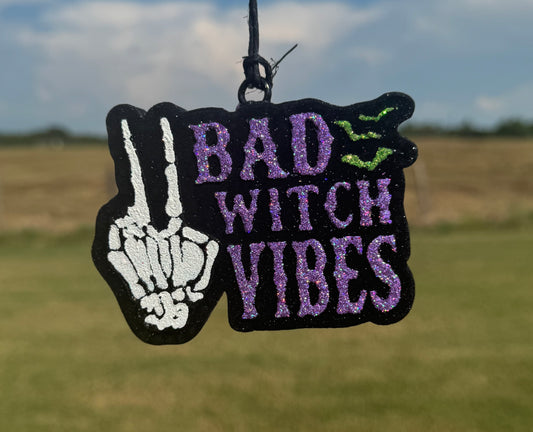Bad Witch Vibes with Skeleton Hand