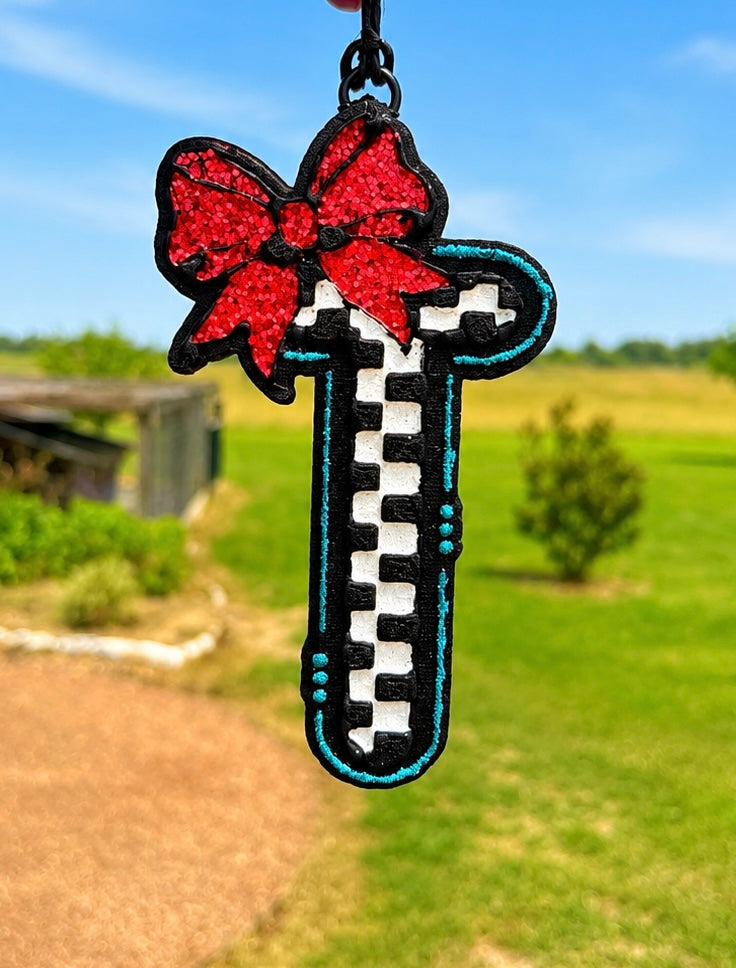 Checkered Letter T