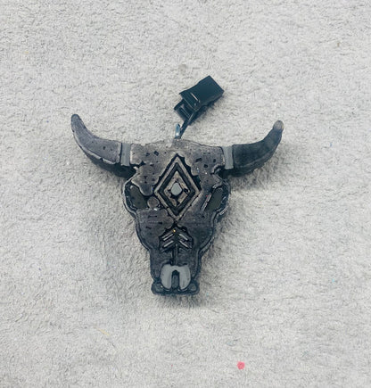 Aztec Bull Skull Vent Clip-THIS IS FOR ONLY 1 VENT CLIP