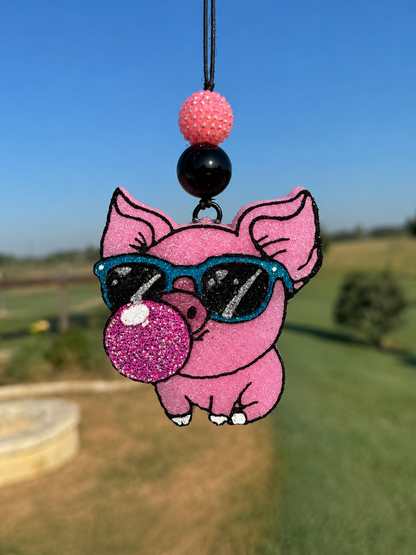 Pig Blowing Bubble
