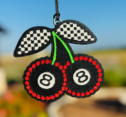 8 Ball Checkered Cherries