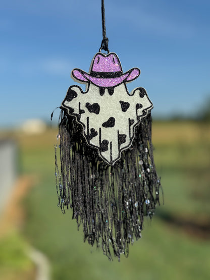 Ghost with Cow print and Cowboy Hat-Option 2