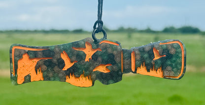 Duck Call with duck silhouettes