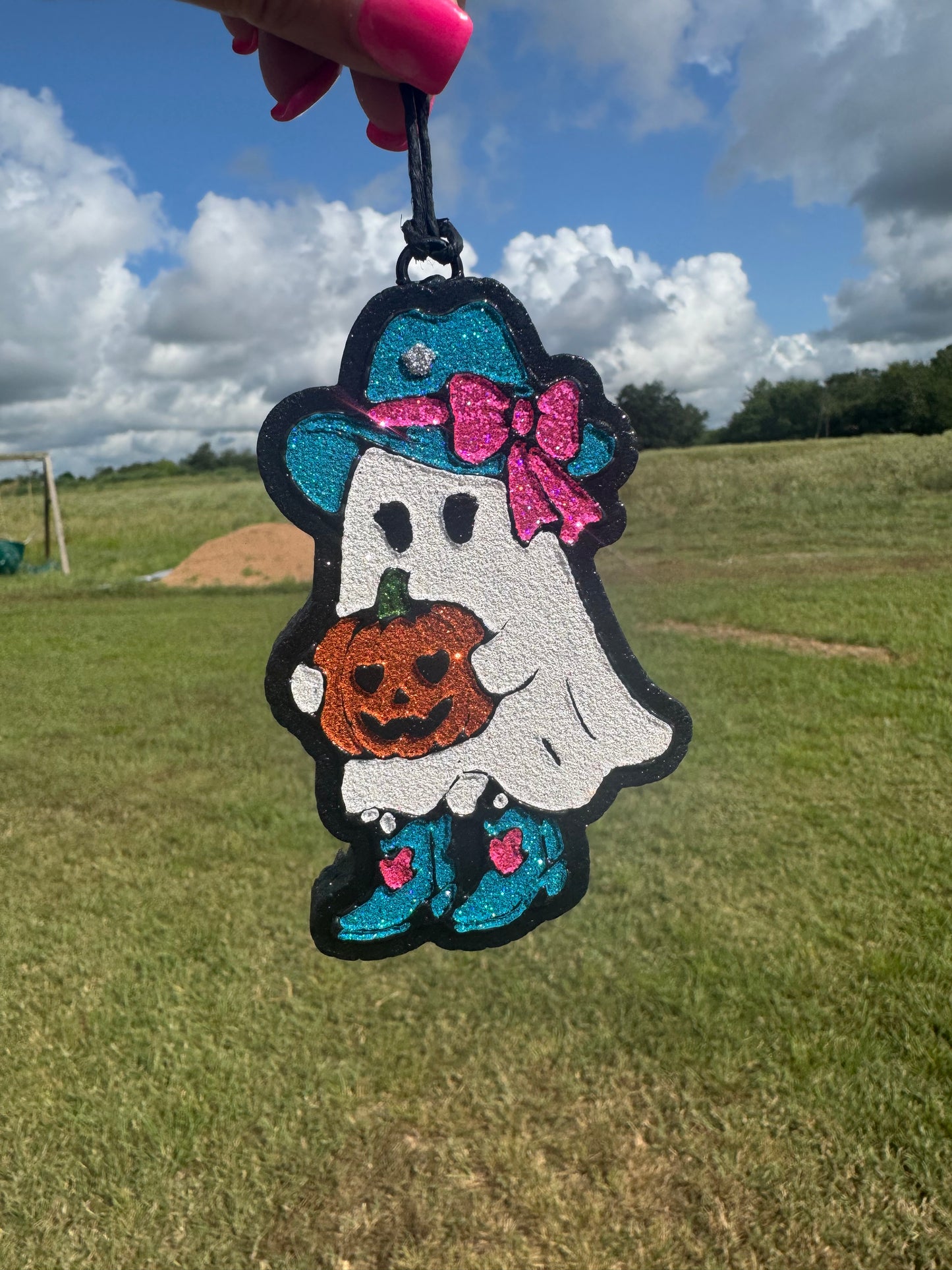 Ghost with Pumpkin