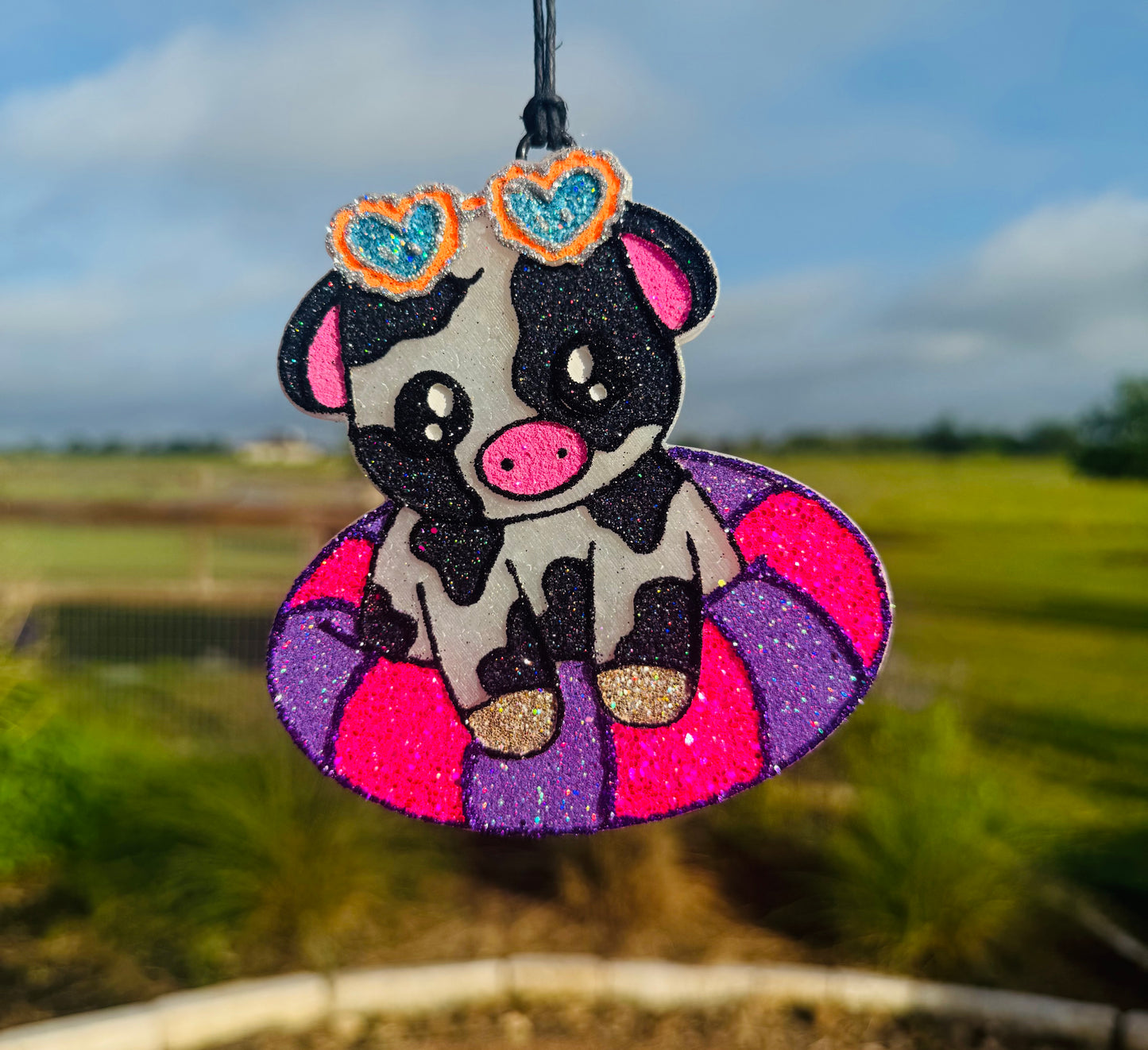 Holstein Cow in Floatie