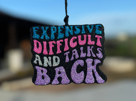 Expensive Difficult & Talks Back