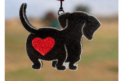 Weinee Dog-Dachshund with Heart Booty