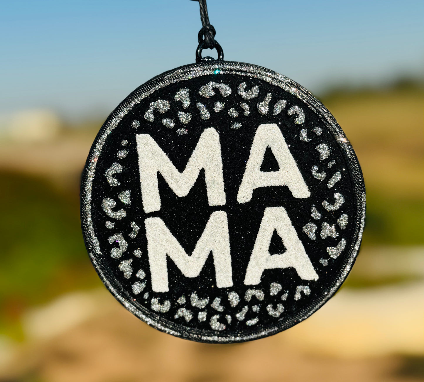 Mama Leopard Print Circle