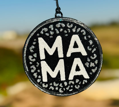 Mama Leopard Print Circle