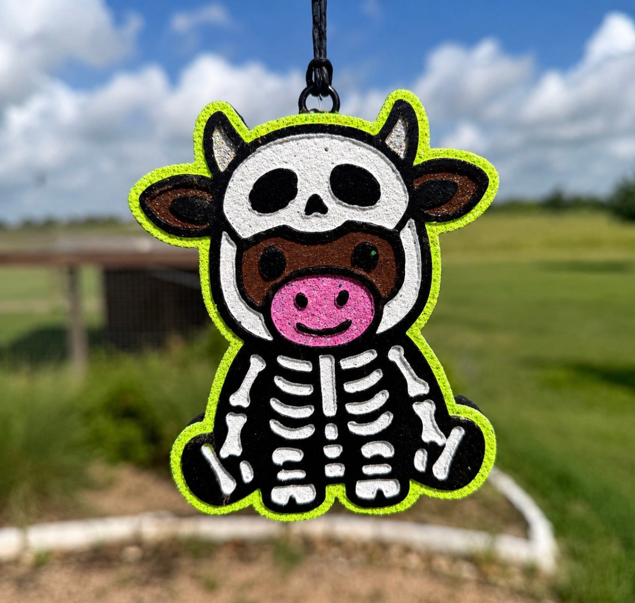 Halloween Skeleton Cow