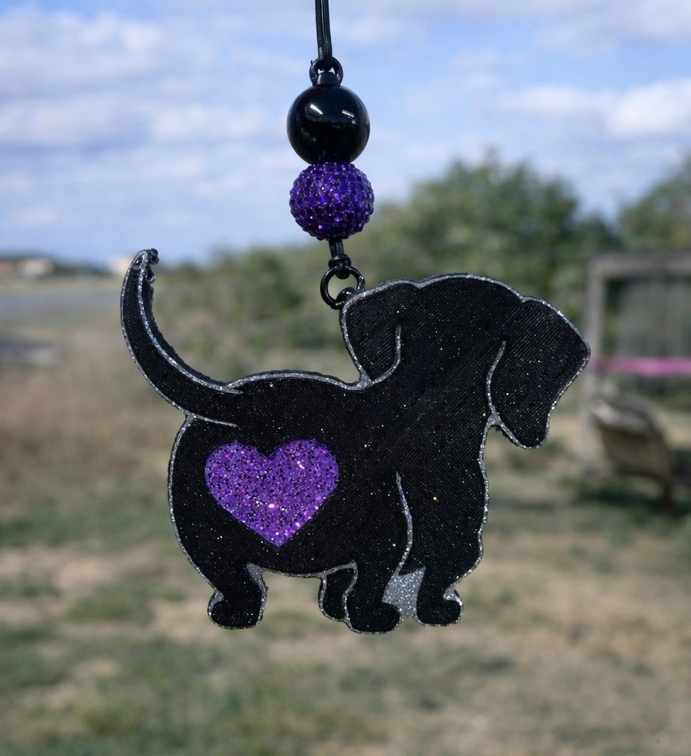 Weinee Dog-Dachshund with Heart Booty