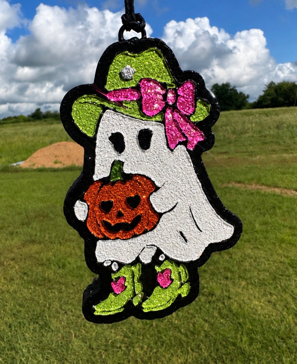 Ghost with Pumpkin