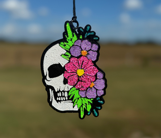 RTS-Floral Skeleton Skull- Volcano Scent