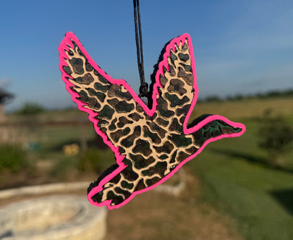 Camo flying duck