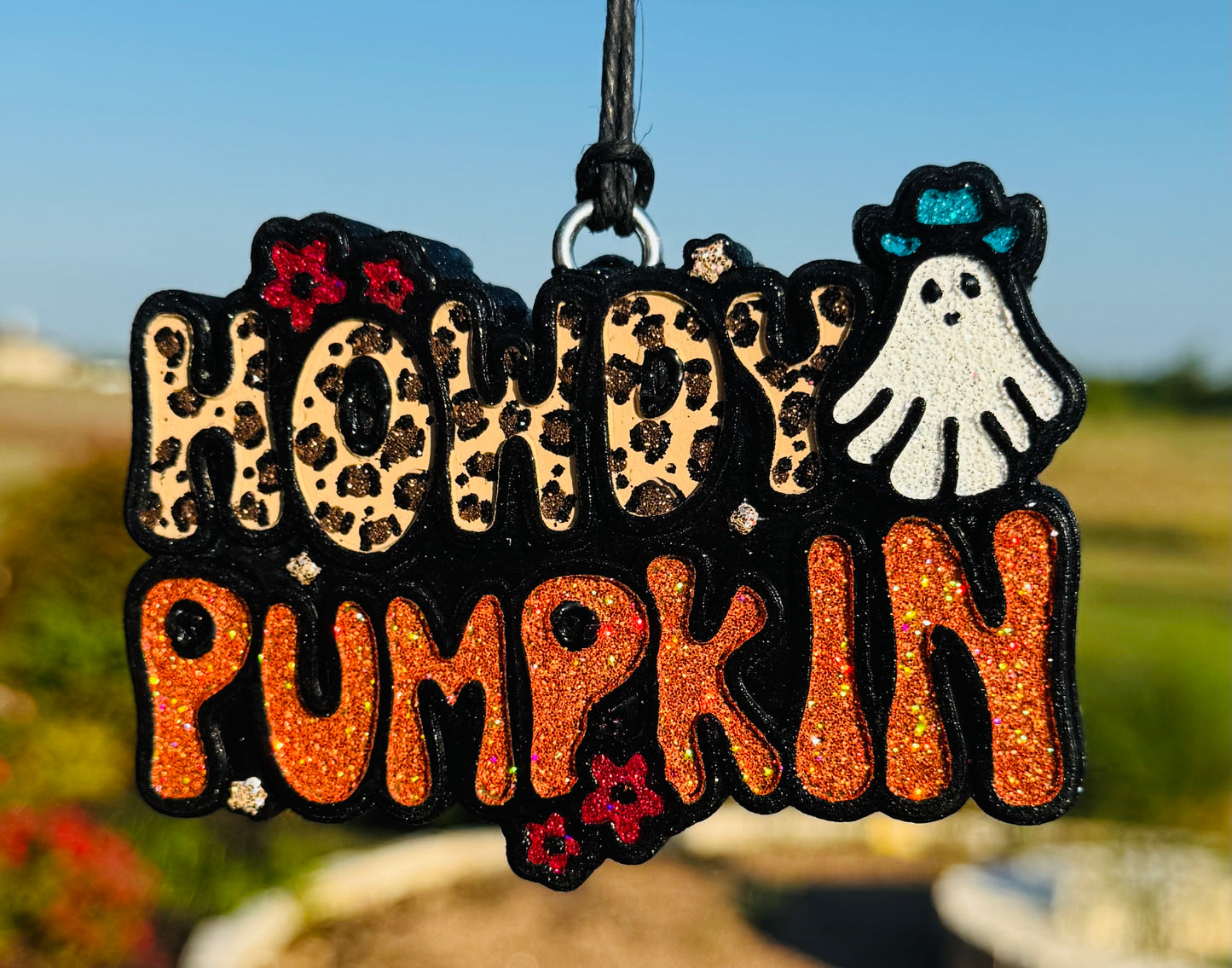 Howdy Pumpkin with Ghost