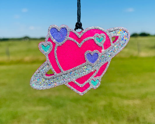 Cosmic Saturn Heart