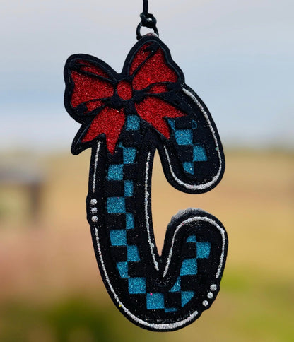 Checkered Letter C