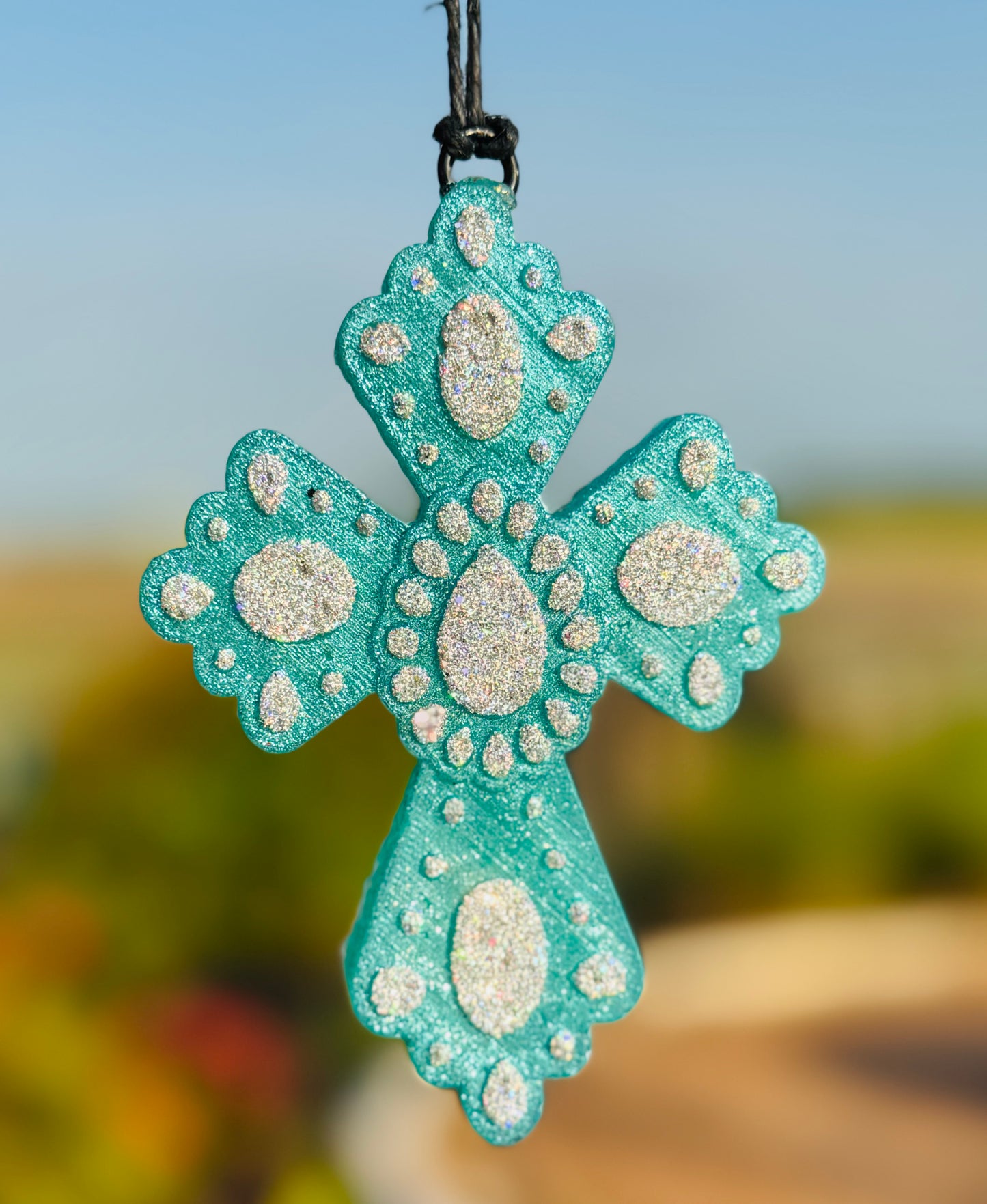 Squash Blossom Cross