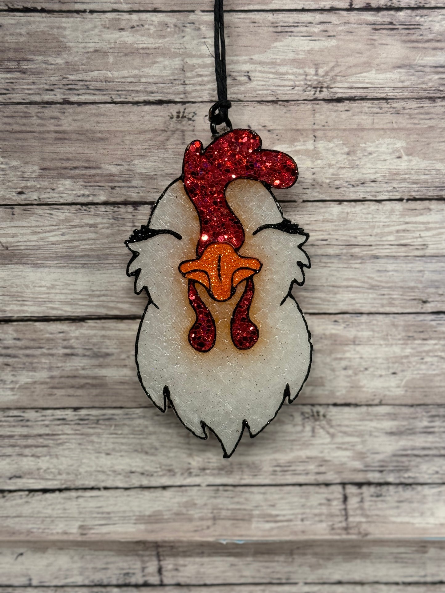 RTS- Chicken with Lashes- Mahogany Teakwood Scent